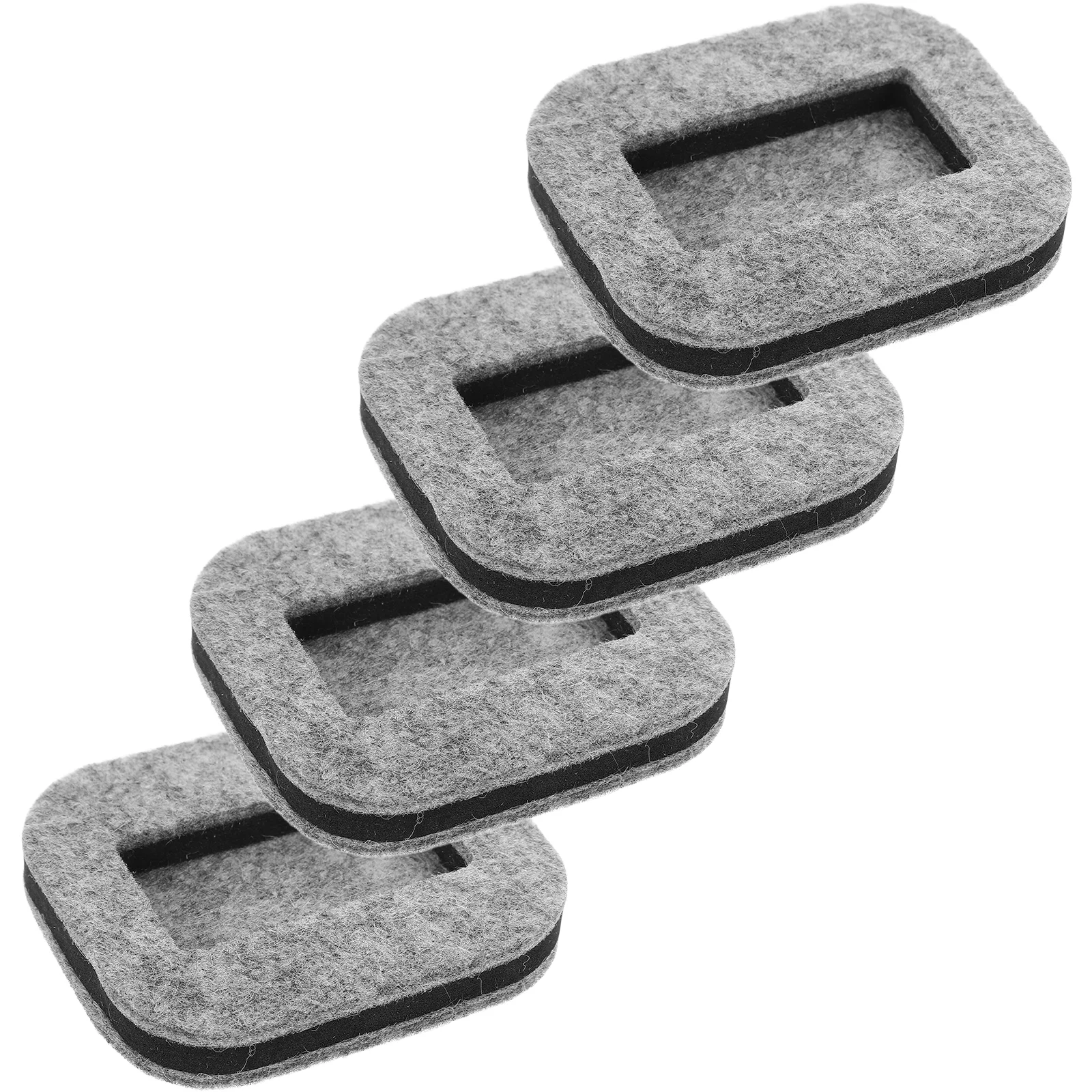 Cadeira Protector Roller Pad, Feltro Copos, Roda Rolha, Rodízio, Cadeira Foot Pads, 810X710X130cm, 4 Pcs