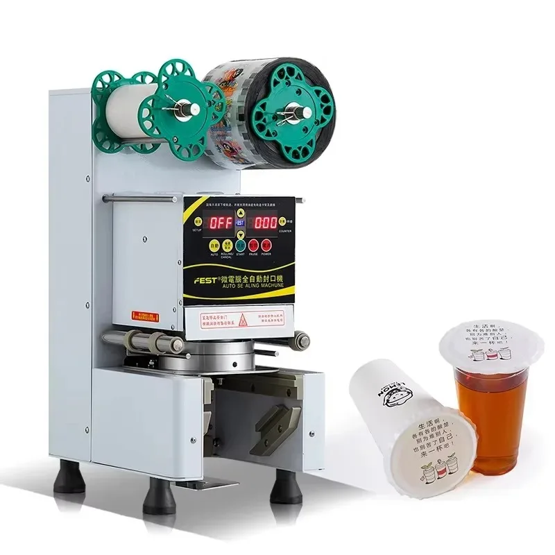 

【Best-selling】FEST-Fully Automatic Cup Sealing Machine Cup Sealer For Pp Plastic And Paper Cup