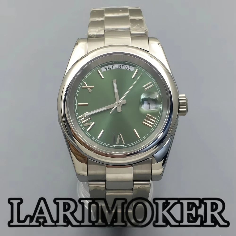 

LARIMOKER 36mm 39mm Men's Automatic Mechanical Watch Miyota8285 Movement Roman Numeral Dial Sapphire Glass Waterproof Wristwatch