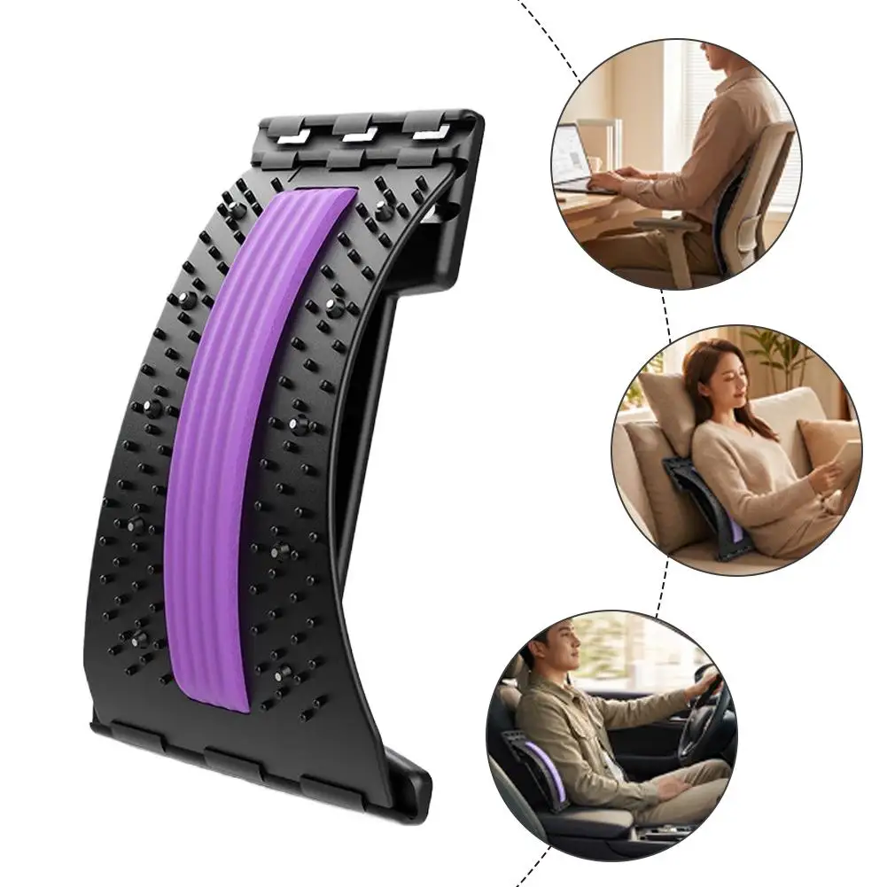 Lumbar Spine Soothing Comfortable Device Waist Stretching Back Massager Yoga Sports Exercise Artifact Spine Correction Exerciser