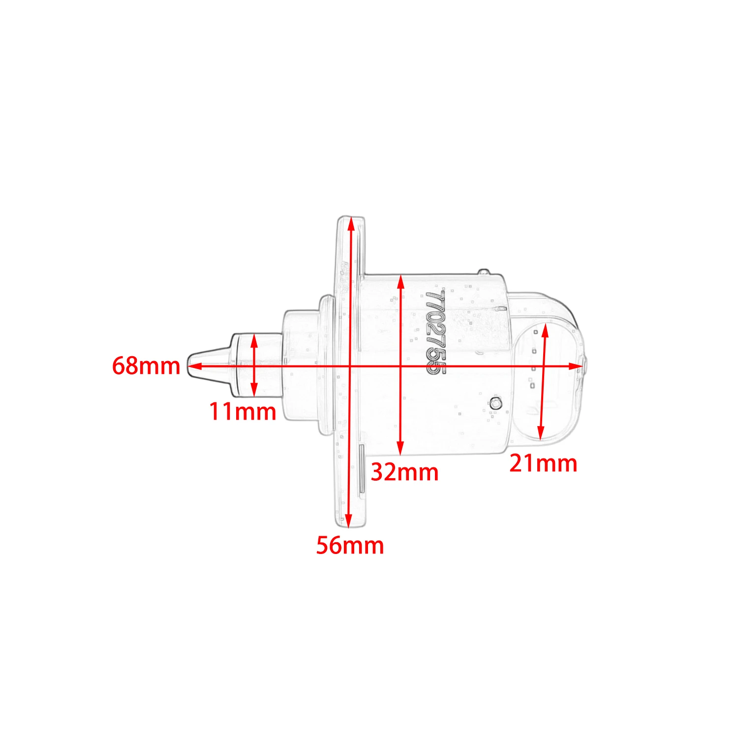 7702755 Leerlaufregelventil für BMW F700GS F800GS F650GS CFMOTO 250NK CF 250SR CF250-A IAC Ventil Stepper Moto – Detail 1