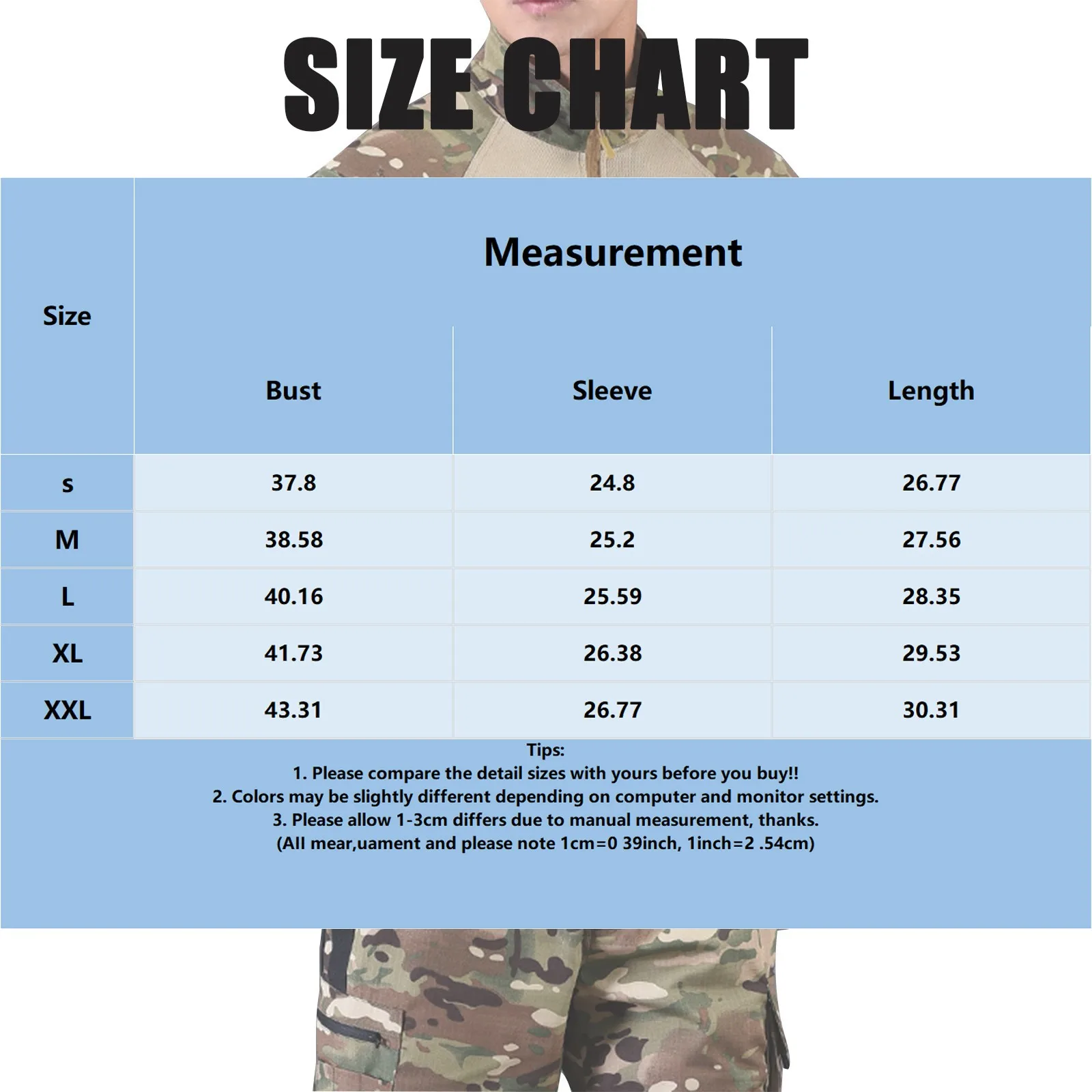 American-style camouflage tactical training uniform men's long-sleeved top outdoor CS mountaineering resistant combat uniform view 6