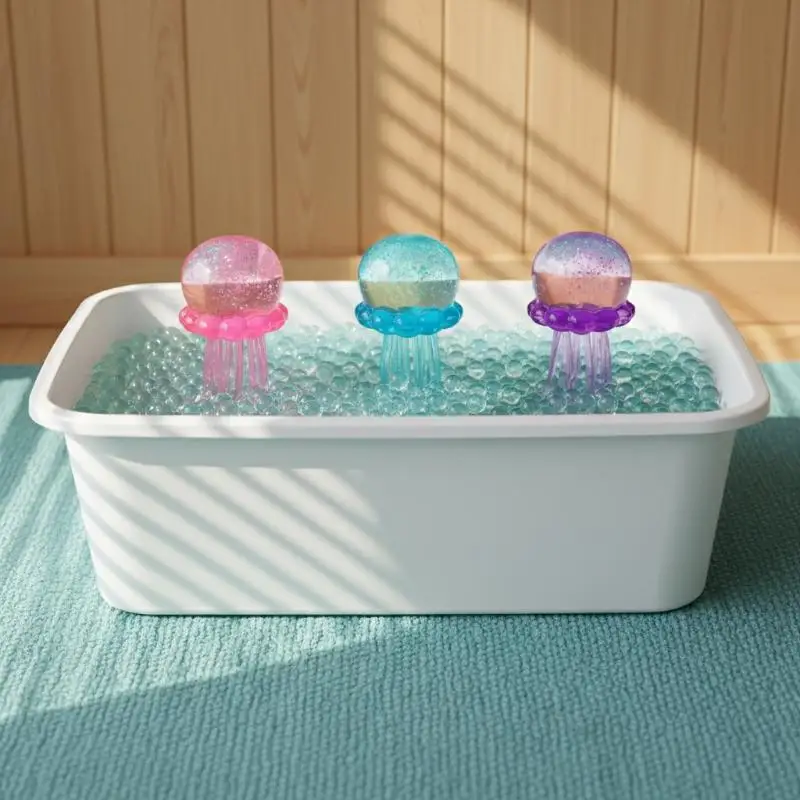 For Boys Girls Soft Stress Relief Toy Cute Nee Doh Jelly Hops Octopus Fidget Toy Waterproof Water Play Sensory Toy Great Gift