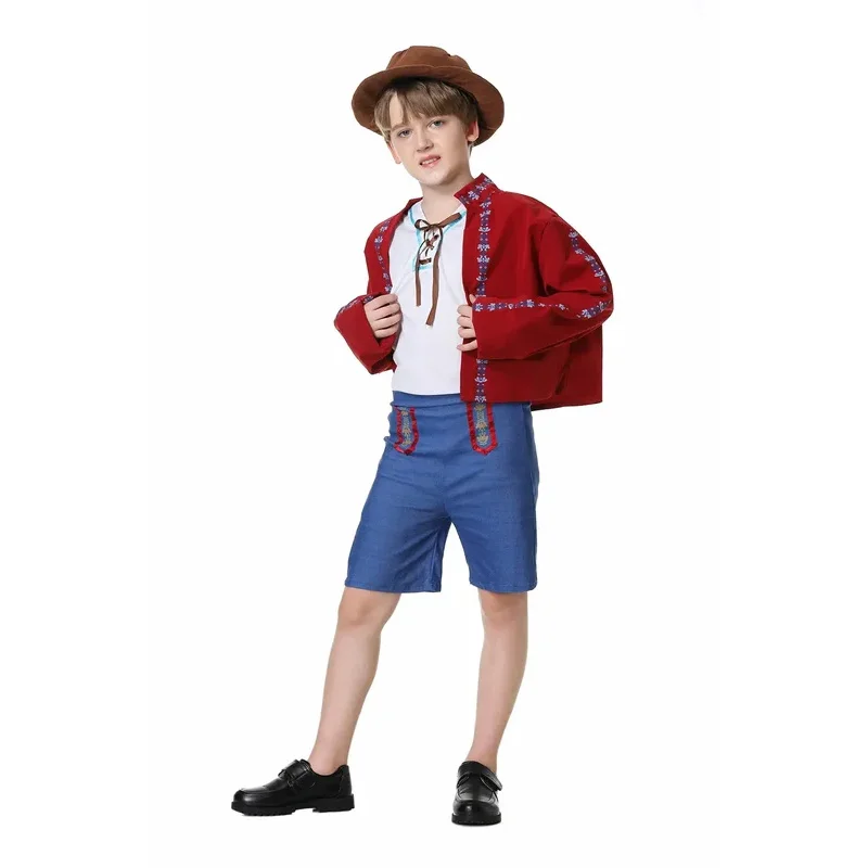 Traje de Carnaval de Oktoberfest bávaro alemán, traje tradicional de estilo nacional para hombres y mujeres, ropa de Festival auténtica