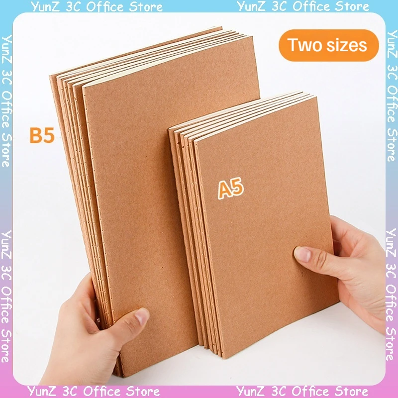 Student Start Of School Notebook B5 Notebook Sub Student Stationery Kraft Paper Car Thread Notebook Notebook Exercise Book