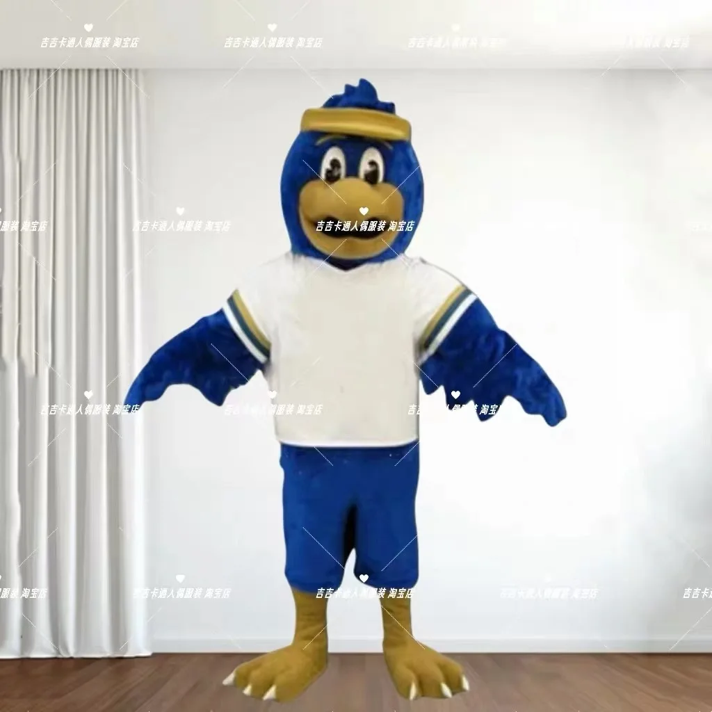 

New Adult Halloween Christmas Cute Eagle Bird Mascotte Fancy Dress Cartoon Mascot Costume Plush Fancy Dress Mascot Costume
