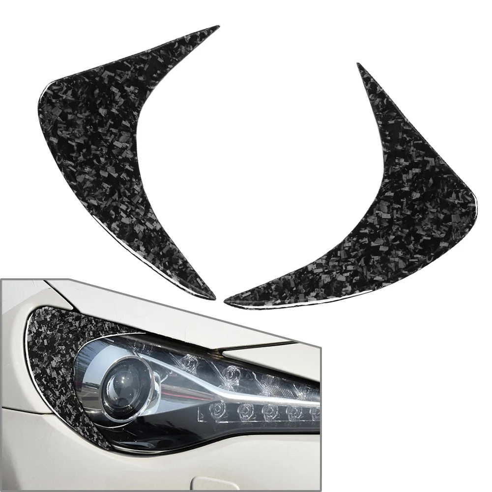 

1Pair Car Headlamp Headlight Eyebrow Eyelid Cover Trim For Toyota GT86 Scion FR-S 2012-2020 For Subaru BRZ 2012-2018