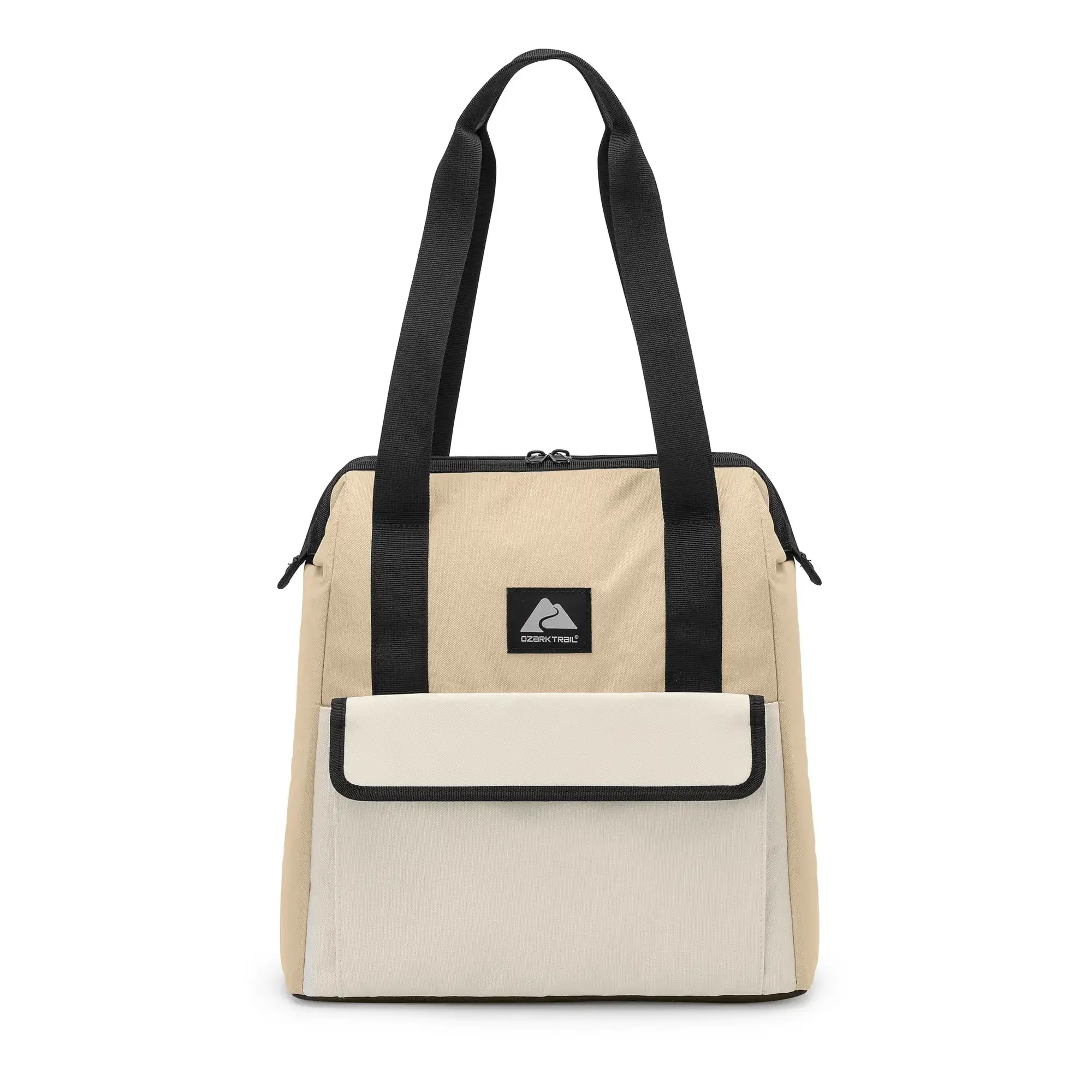 24캔 와이드 입 소프트 쿨러 토트, 황갈색, 16.9쿼트 용량, 캠핑 쿨러, 쿨러 박스