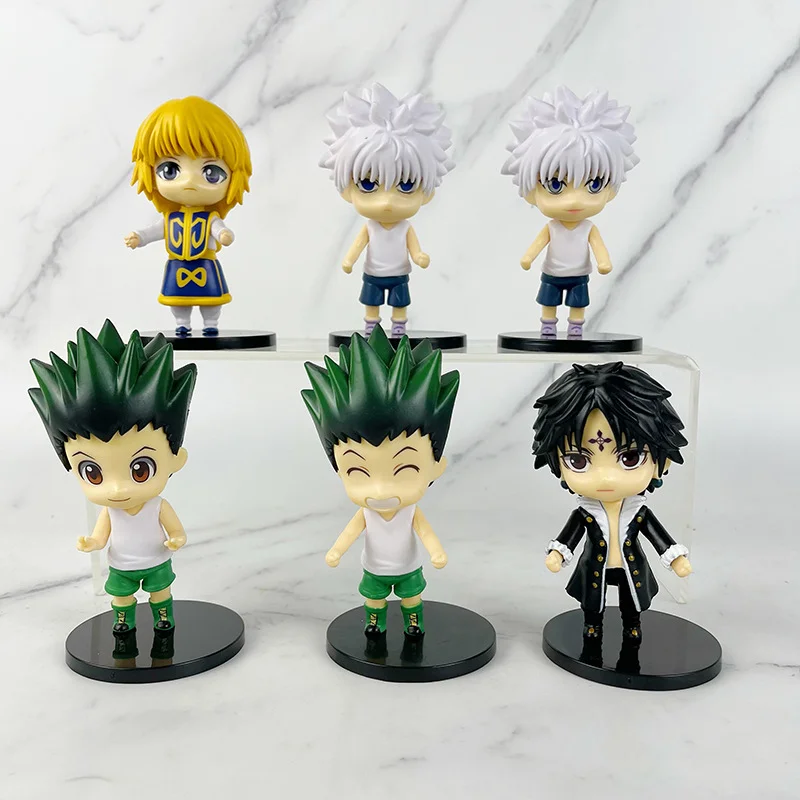 *Hunter X Hunter Actionfiguren-Spielzeug, PVC-Cartoon-Figuren von Jay Flix, Hisoka, Kurapika, Modell, Animationspuppe, Spielzeug, Kindergeschenk, zufällig 1 Stück