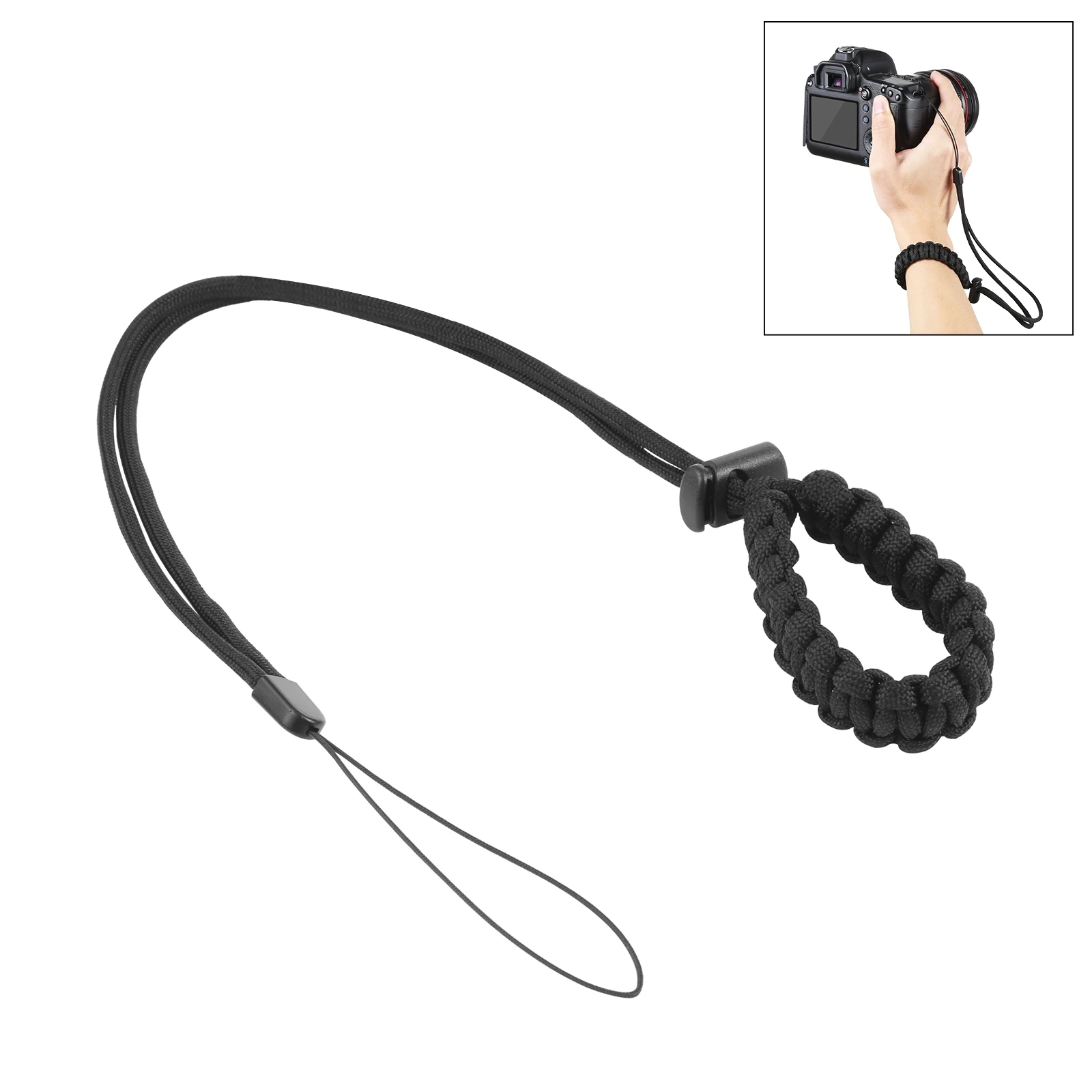 PULUZ Braided Sport Anti-lost Camera Adjustable Wrist Strap for Cameras, Phones and Action Cameras