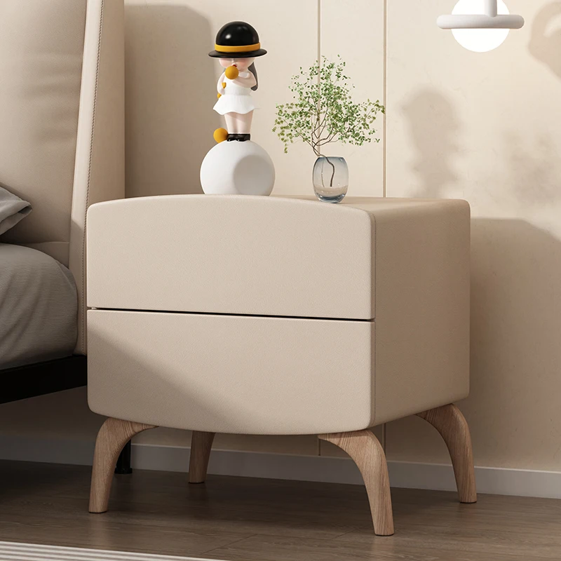 

Locker Minimalist Nightstand Luxury Children Italian Light Nightstand Storage Solid Aesthetic Mesa De Cabeceira Home Furniture