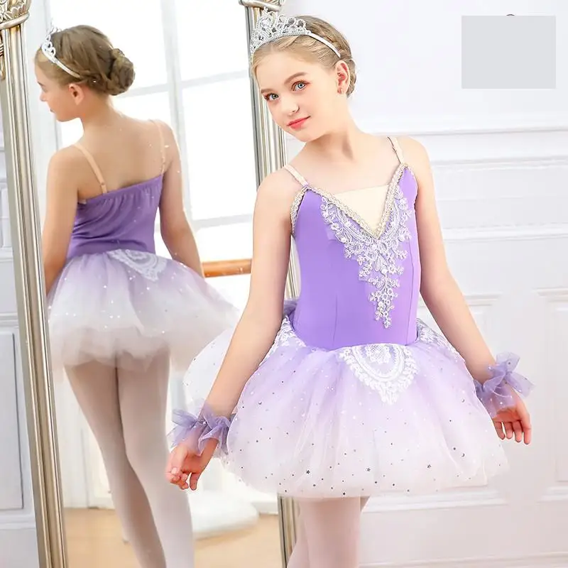 2022 New Professional Ballet Tutu Adults Child Flower Ballet Dress For Girls Kids Leotard Ballerina Dress Women Dance Wear