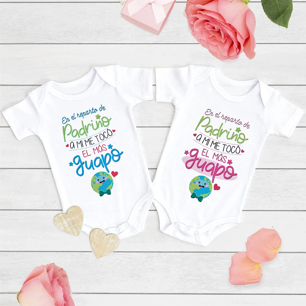 

In The Godfather Cast I Got The Most Handsome One Print Baby Bodysuit Funny Newborn Outfit Infant Short Sleeve Bodysuit Clothes