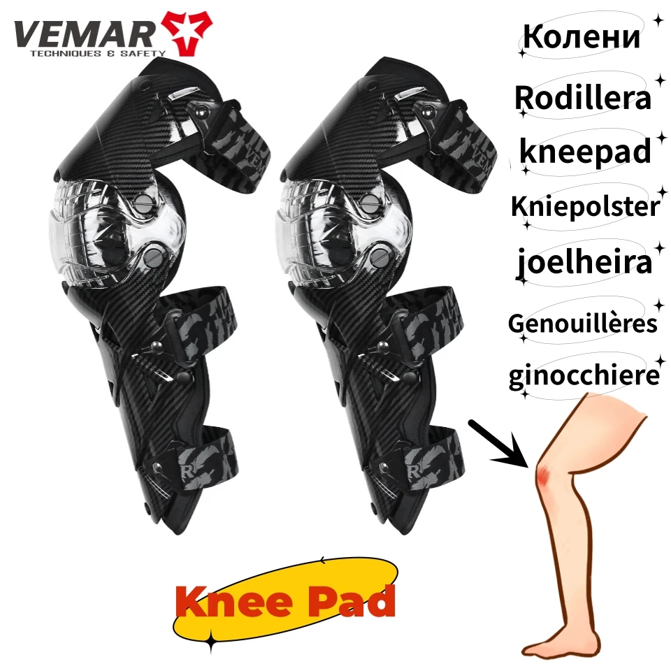 Motorcycle Knee Protection Motocross Protector Pads Guards Rodillera de motocicleta y codo Protective Gear Knee Pads