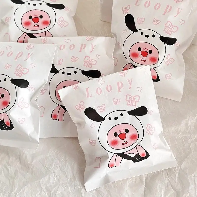 Anime Kawaii Cute Loopy Little Beaver Paper Bag Gift Bag Package Ins Packaging Bag Cartoon Cute Girl Birthday Gift For Children