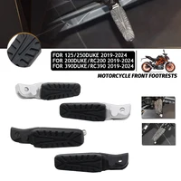 Para 125 200 250 390 DUKE RC125 200 390 clavijas de motocicleta reposapiés delanteros Kit de pedales Duke250 Duke390 RC200 RC390