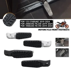 For 125 200 250 390 DUKE RC125 200 390 Motorcycle Pegs Rest Front Footrests Footpegs Pedals Kit Duke250 Duke390 RC200 RC390