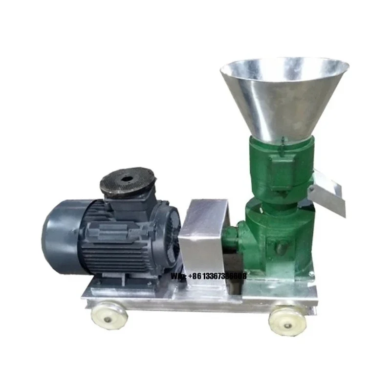 800-1500kg/hour Organic Fertilizer Equipment Feed Pellet Machine with Motor Multifunctional for Small Farms