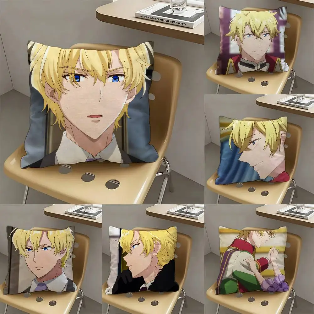 1pc Albert De Childe Anime Characters Pillow Case Fashion Square Pillowcase Bedroom Sofa Room Ins Decoration Leisure