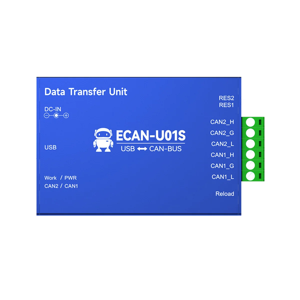 

CAN To USB Converter CAN2.0 Debugger Bus Analyzer CAN-BUS Bidirectional 2-Way Transceiver Portable Relay