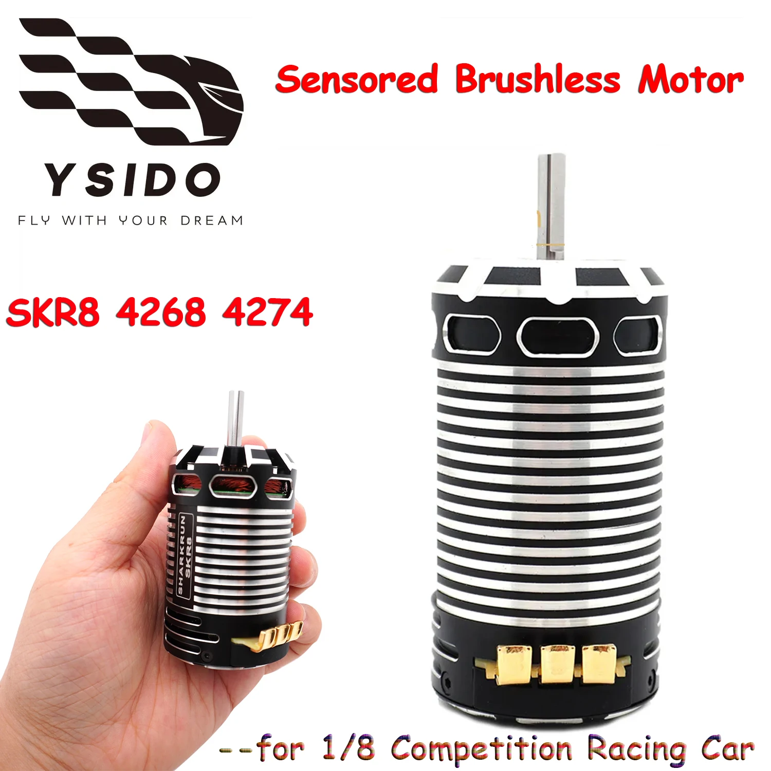 

1/8 RC Car Competition Racing Motor 4268 4274 Sensored Brushless Motor for Remote control On-Road Monster Off-Road Truck Buggy