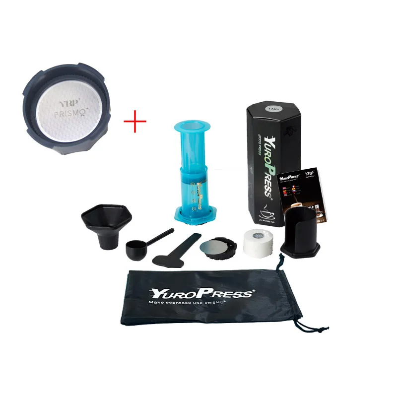 YRP Kaffeemaschine, tragbare Espressomaschine, französische Presse für Auto und Zuhause, Camping, Reisen, Kaffeekanne, Luftpresse, Ae&ropress 5