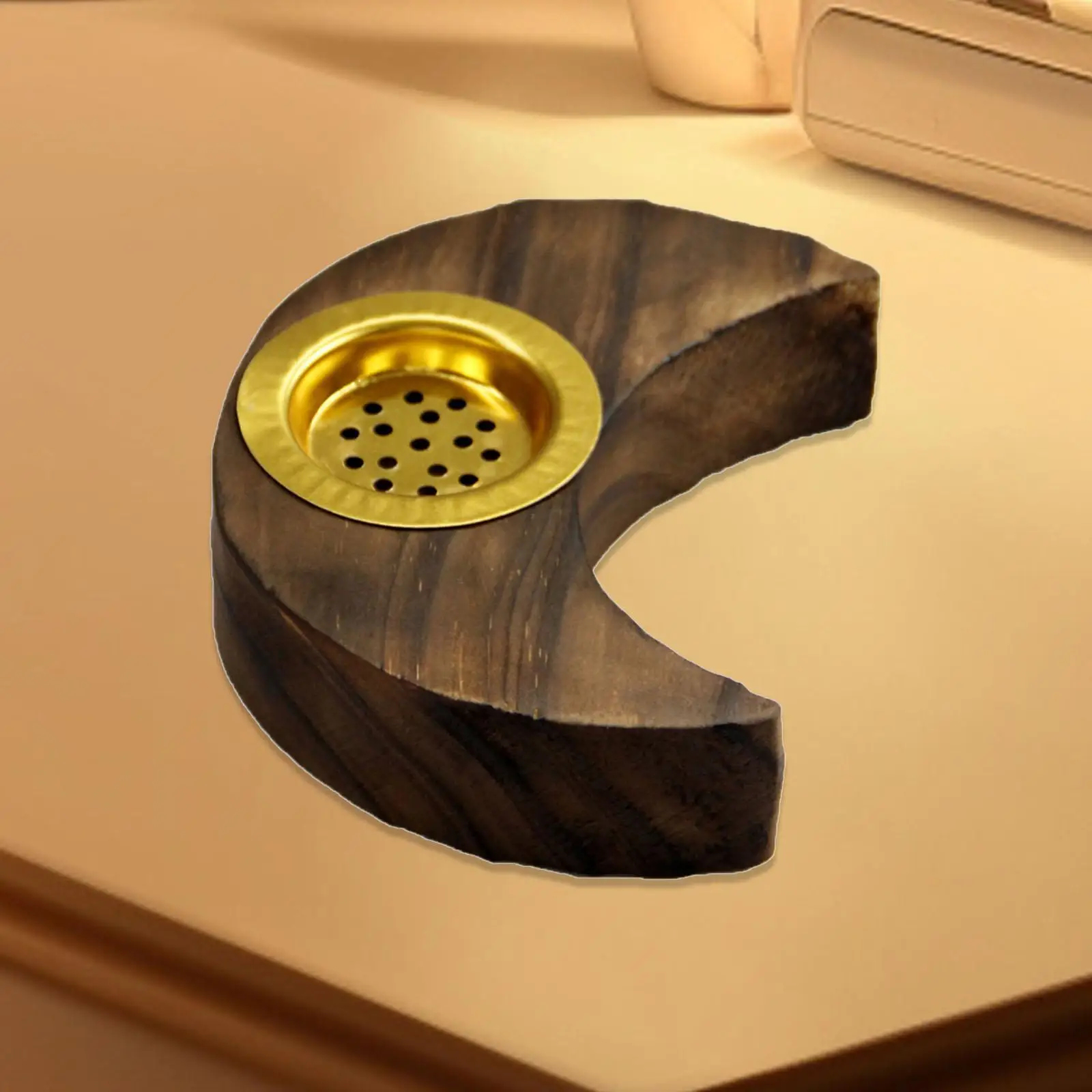 Incense Cone Holder Moon Censer Living Room Furnace Wooden Incense Burner