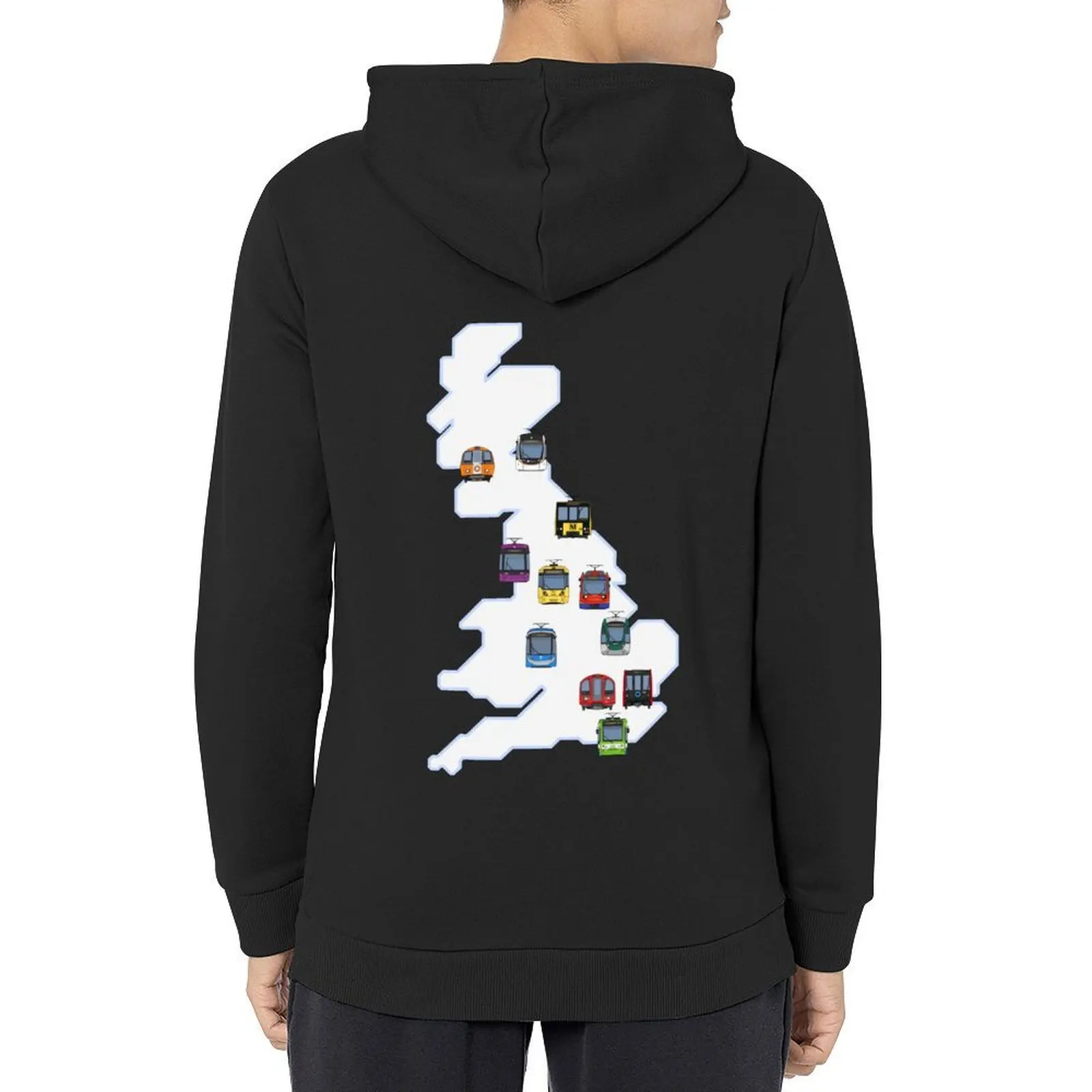 

Metro and Light Rail of Britain (Geographic) Hoodie korean autumn clothes anime clothes mens clothing blouse graphic hoodies