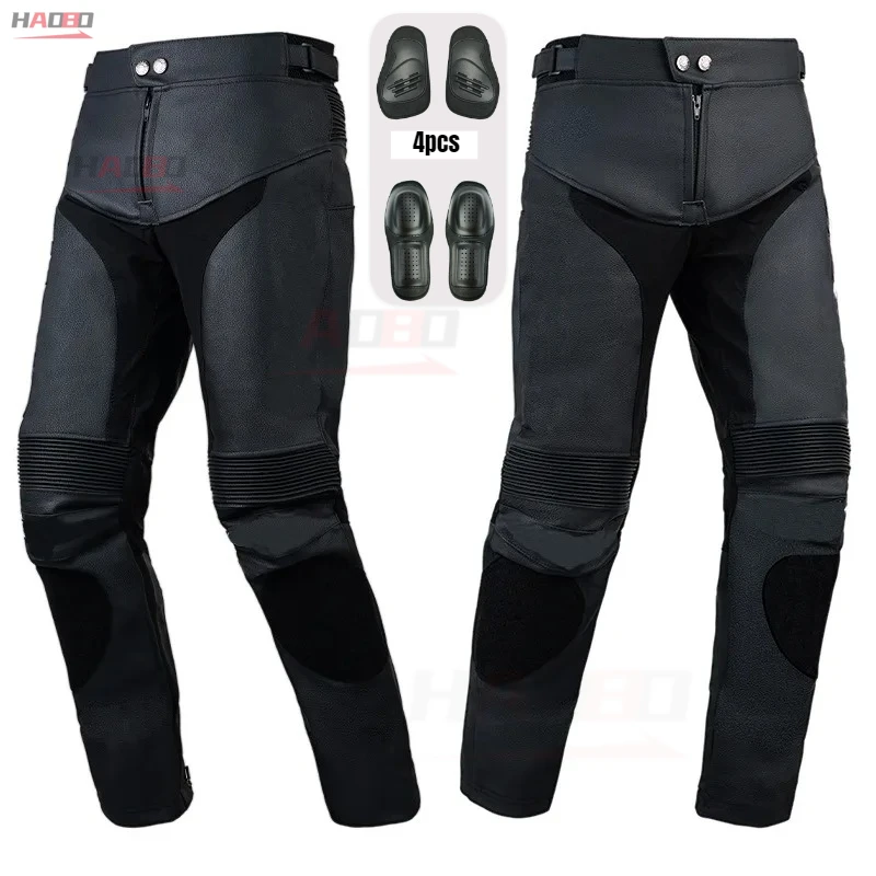 pantalon-de-moto-en-cuir-coupe-vent-toutes-saisons-anti-chute-avec-protections-4-pieces-impermeable-pour-homme-ideal-motocross