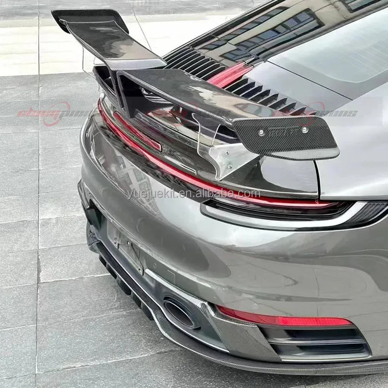 طقم هيكل من ألياف الكربون الجافة طراز TH عالي الجودة لـ 911 992 يتضمن أجزاء الضبط الخارجية للمصدات الأمامية والخلفية #6