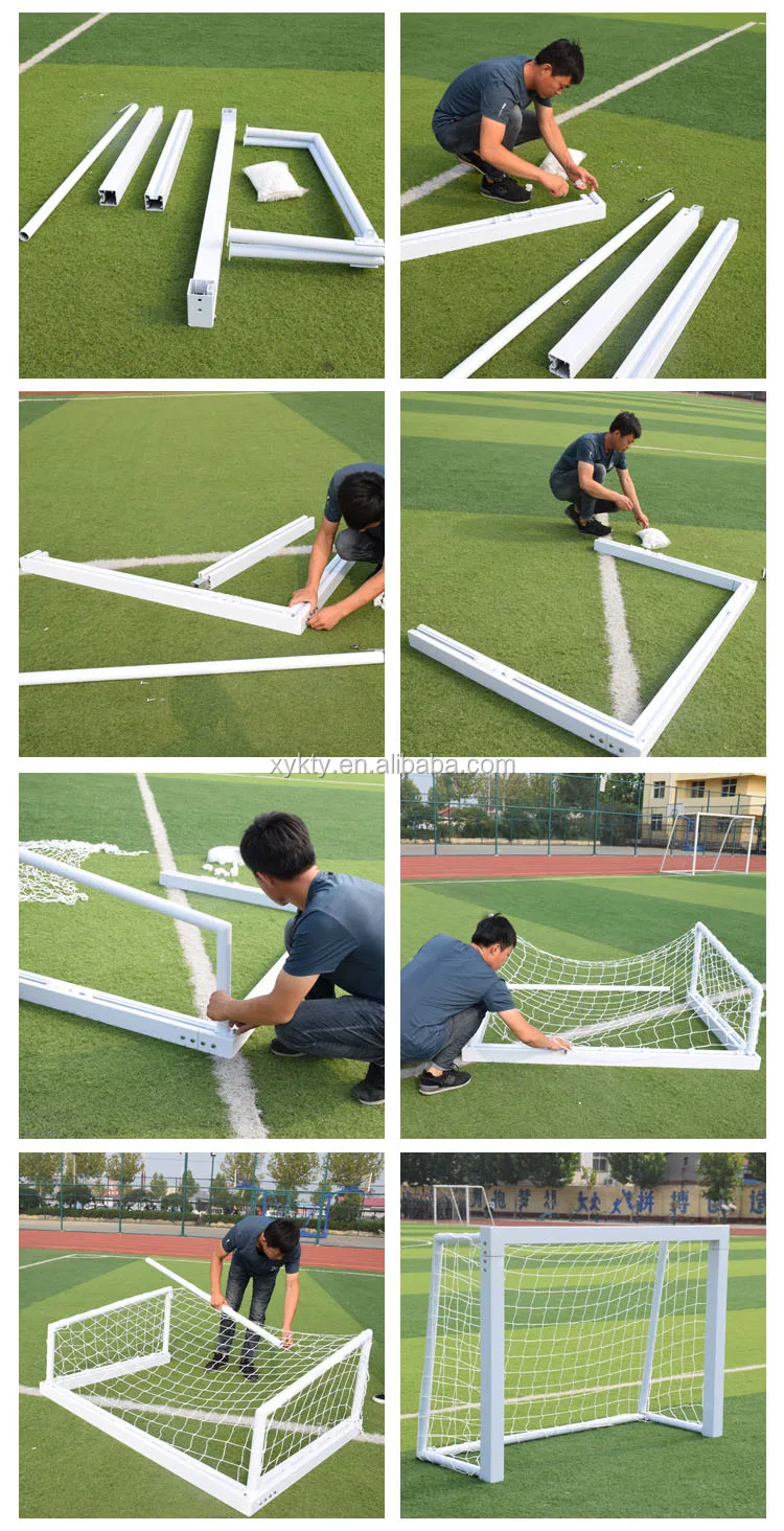 Aluminum Soccer & Football Goal Removable 3/4/5/7/11-A Side Goals