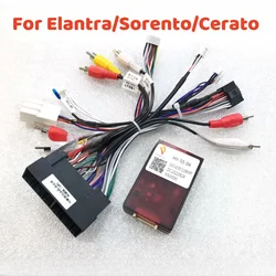 For Hyundai Sorento/Elantra 2012-2014/Santa Fe/IX45 2012/Optima / Sedona / Carnival Android Car Radio Canbus Box HY-SS-04 Cable