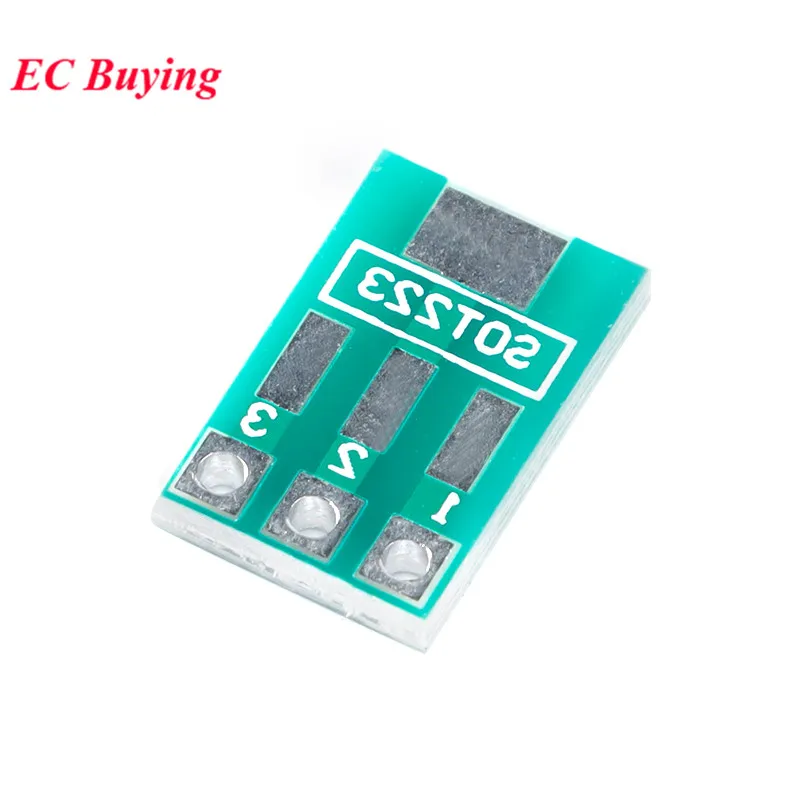 2Pc-100Pcs SOT89 SOT223 To DIP IC Adapter PCB Board SOT-89 SOT-223 Converter Transfer Plate 1.5mm 2.3mm to 2.54mm Pitch Pinboard