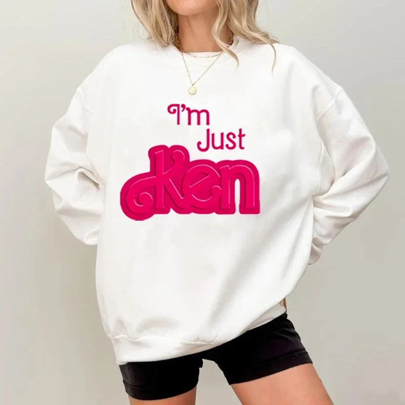 I’m Just Ken Sweatshirt I’m Ken Popular Print O Neck Sweatshirt Winter Fashion Comfortable Clothing Oversized Sweatshirt Unisex