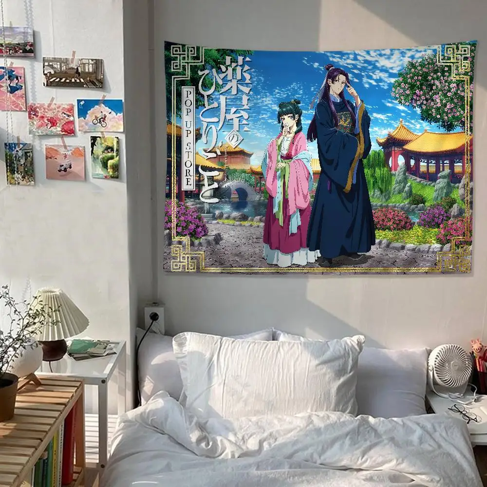 The Apothecary Diaries Hippie Wall Hanging Tapestries Art Science Fiction Room Home Decor Kawaii Room Decor