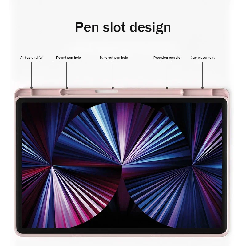 Étui pour tablette pour Samsung Galaxy Tab S9 11 pouces SM-X718U, housse SM-X710 avec étui à fente pour stylo pour Samsung S9 Plus 12.4 SM-X810 Funda