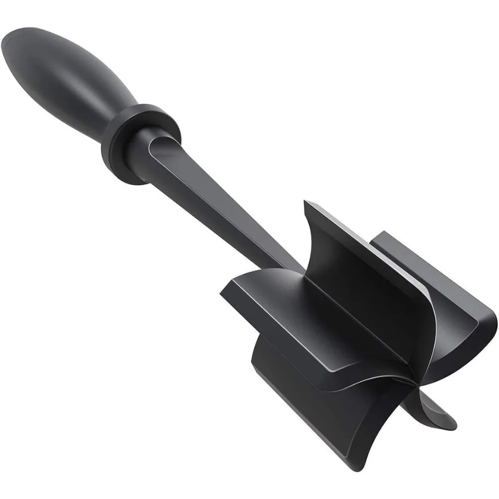 Meat Chopper Beef Smasher Potato Masher Utensil Heat Resistant Hamburger Smasher Tool Meat Separator Non Stick Mix Chopper