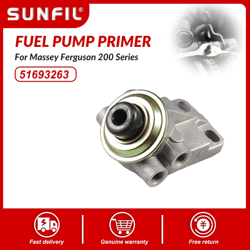 

51693263 70993018 FUEL PUMP PRIMER for Massey Ferguson 200 Series Ford New Holland Powerstar