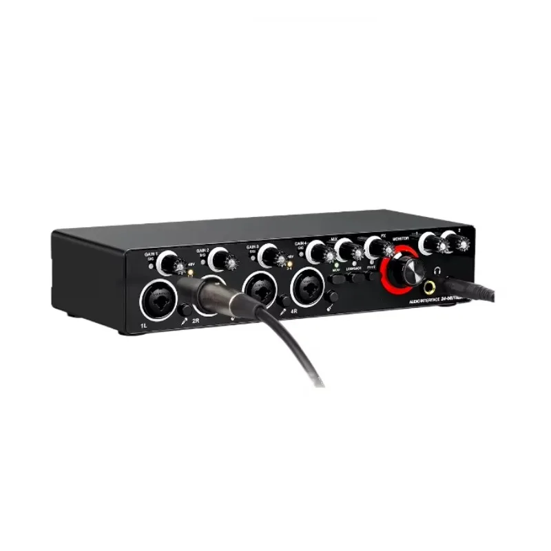 Professional Computer Dedicated Sound Card Small External 4-Channel Audio Card