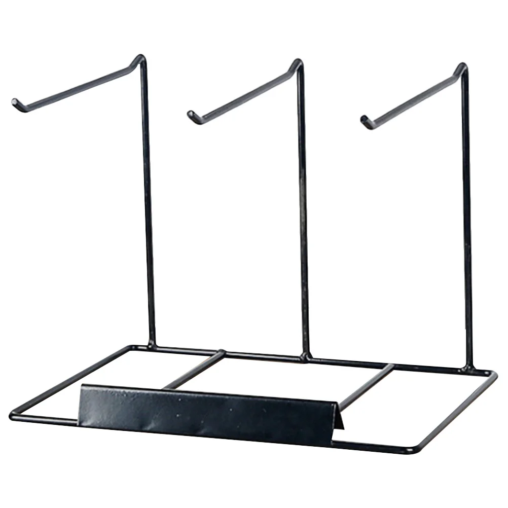 Metal Jewelry Stand Necklace Display Rack Earrings Bracelets Storage Holder Table Clamp Design Heavy Duty Stable Base