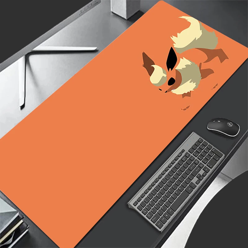 

Gaming Mouse Pad Anime Gamer Keyboard Pad Pokemon Eevee Desk Mouse Mat Speed Rubber Cartoon Motbook Computer PC Mousepad