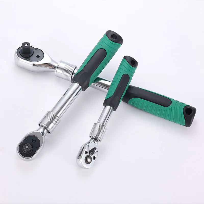 2025 مفتاح ربط سريع لتلميع الكروم، 72 سنًا، نموذج تلسكوبي، أداة إصلاح السيارات