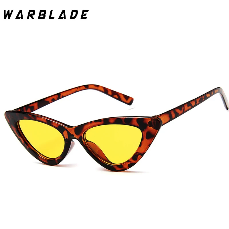 

Brand Sexy Cat Eye Sunglasses Women New Fashion Triangle Small Size Frame Eyewear Vintage Retro Cateye Glasses Oculos Feminino