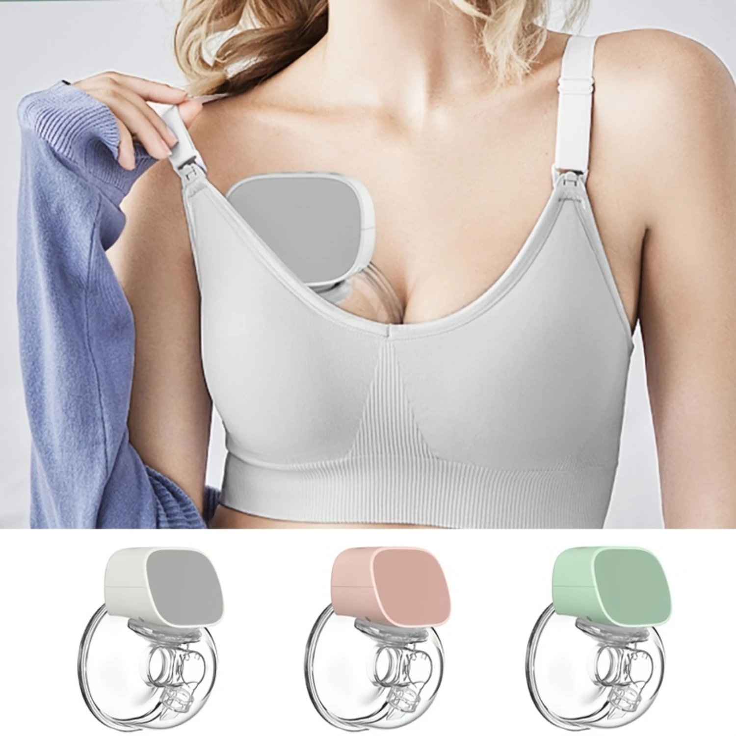 SilentComfort Portable Electric Breast Pump - Convenient, Hands-Free Wearable design, USB Chargeable, Comfortable and Automatic 