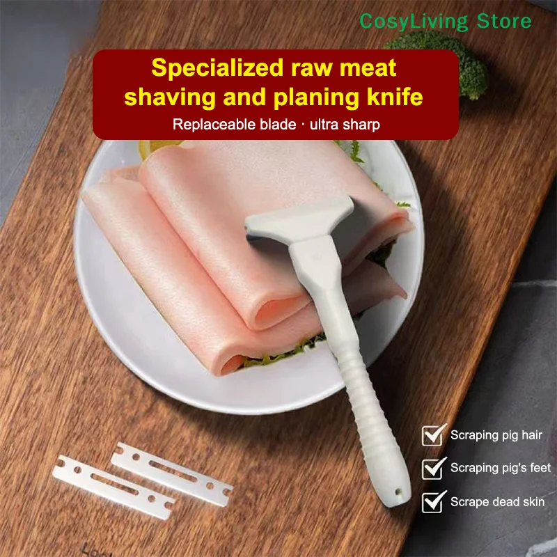 1PC Pig Skin Fat Scraping Tool Special Knife Pig Hooves Oil Removal Knife For Shaving Pig Hair Shaving Wool Shaving