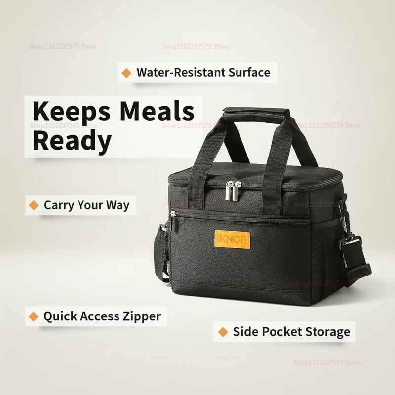 Thermal Lunch Bags, Portable Thermal Heating Bags, Waterproof Oxford Cloth Outdoor Picnic Ice Bags, Thick Waterproof Thermal Bag