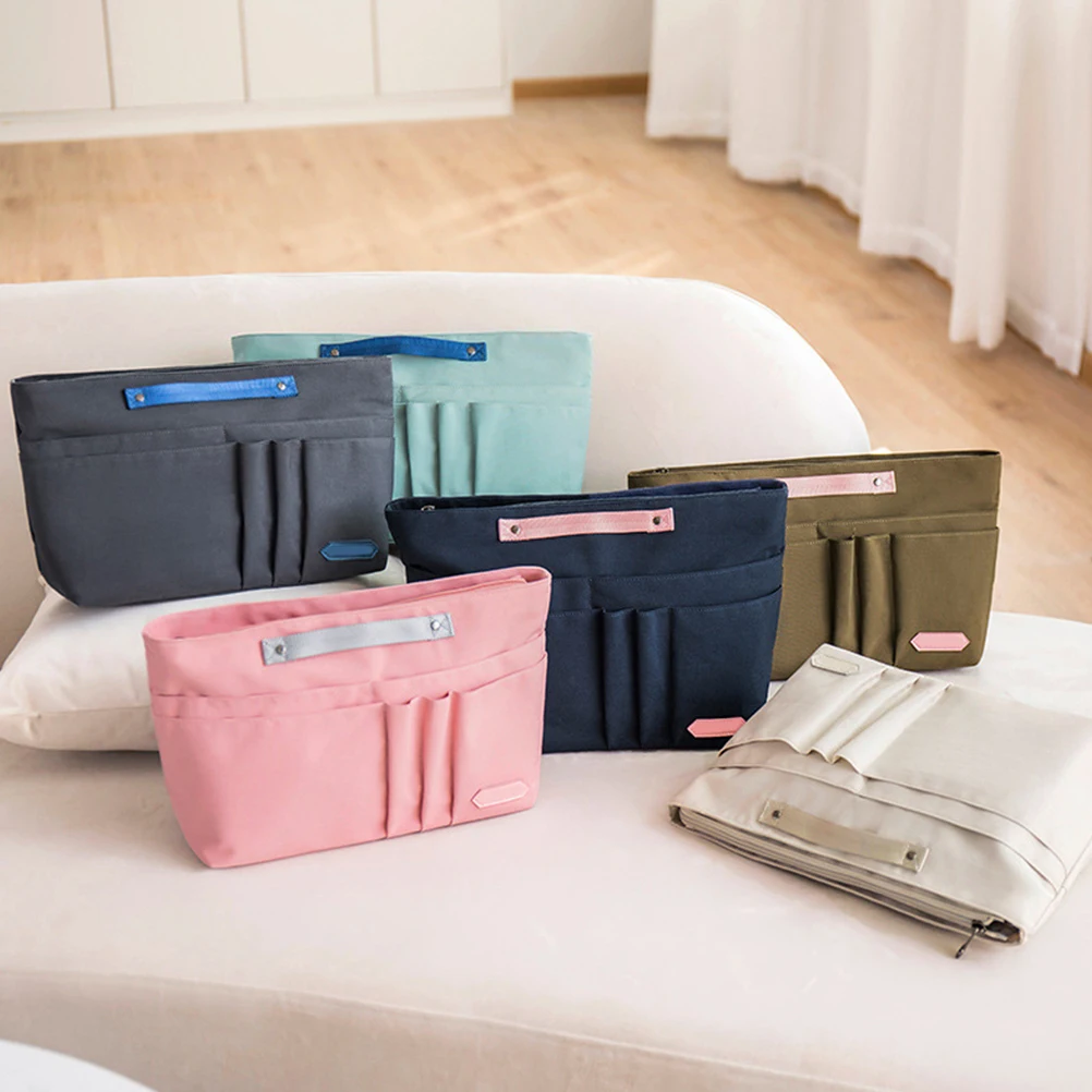 

MultiPurpose Large Makeup Organizer Bag Portable Travel Pouch Durable Polyester For Cosmetics Brushes And Electronic Products