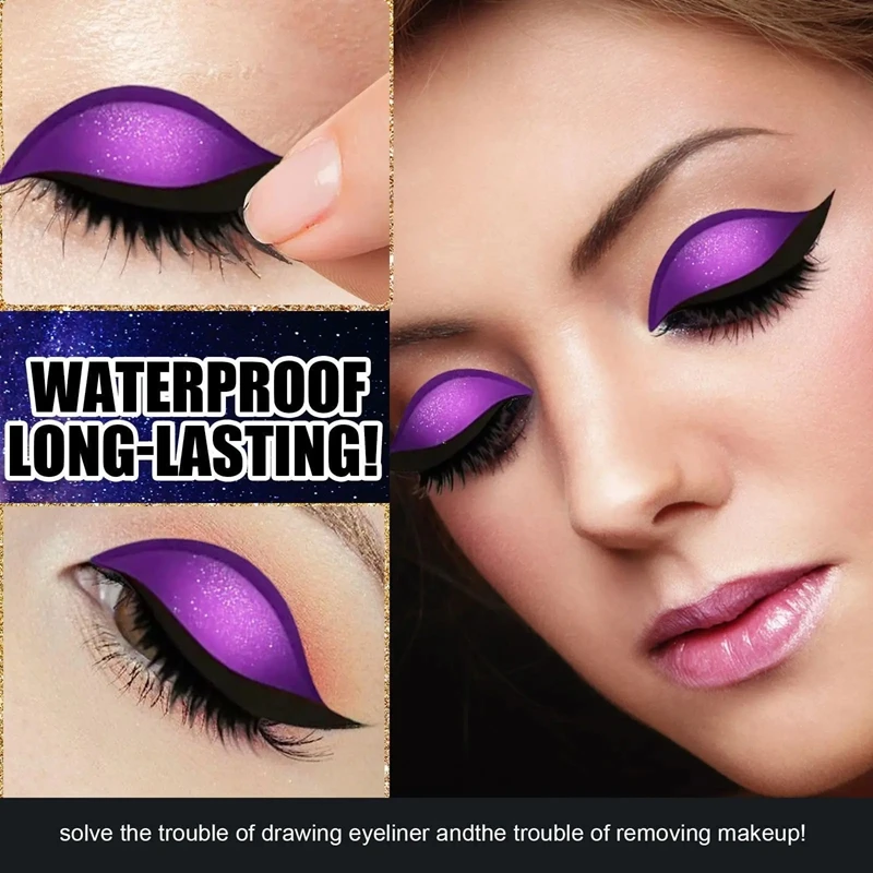 Eyelash Stickers Adjustable Quick Eye Makeup Eyeshadow Eyelash Combination Reusable False Eyelashes For Beginner Hot Weather