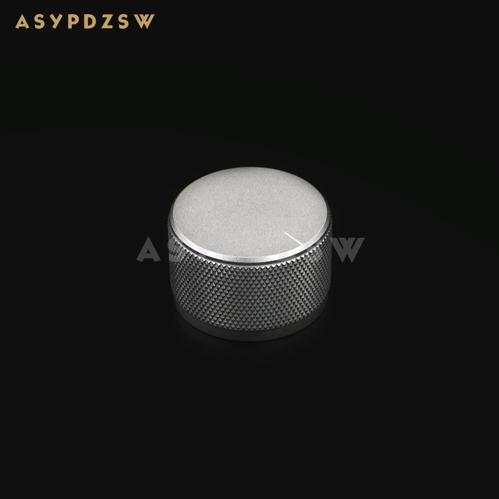 1 PCS 35*22mm Amplifier Volume potentiometer Aluminum knob Knurled High gloss silver/Golden/Matte Silver/Black (Optional)