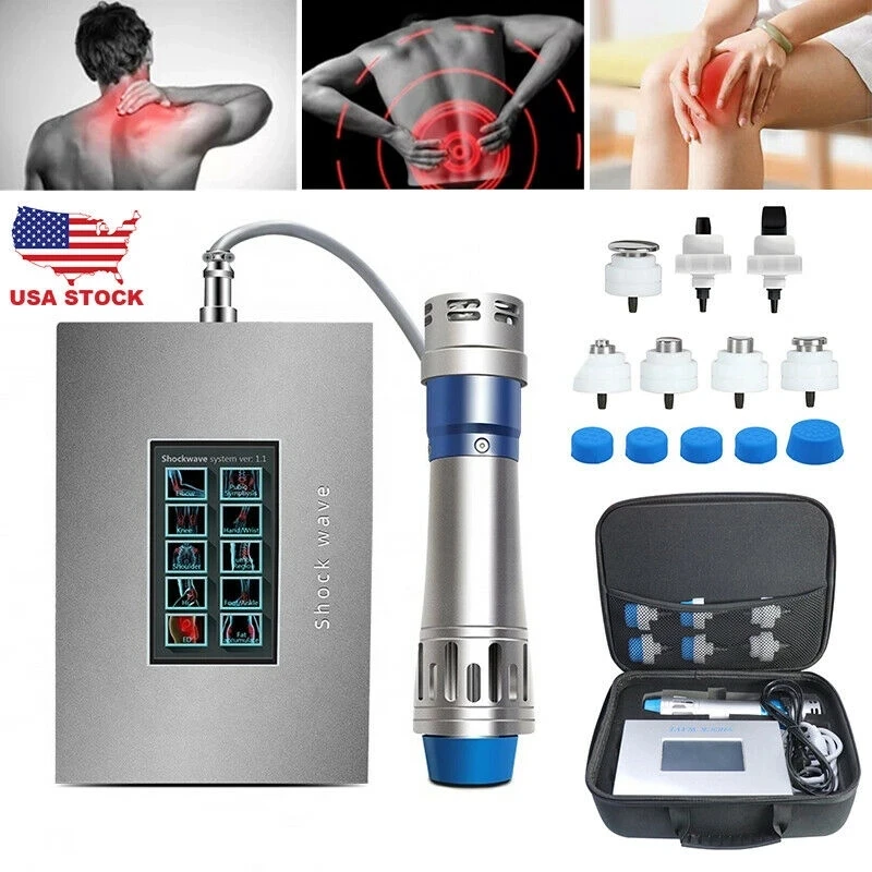 

Portable Shockwave Therapy Machine With 7 Heads ED Treatment Pain Relief Relax Physical Therapy Equipment Health Care